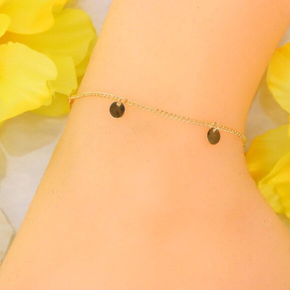 "Minimalist Anklet, Sleek & Modern Design, Women’s Fashion, YC110236-A - Picture 2 of 10